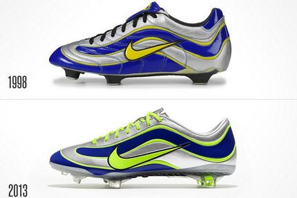 H Nike επανασχεδιάζει τα ποδοσφαιρικά παπούτσια “El Fenómeno” του ’98