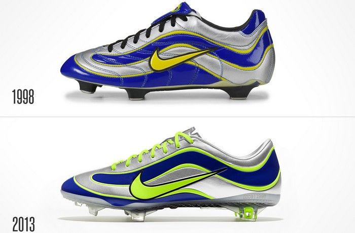 H Nike επανασχεδιάζει τα ποδοσφαιρικά παπούτσια “El Fenómeno” του ’98