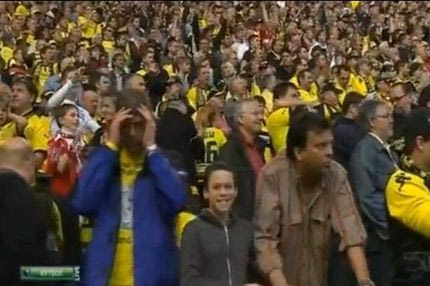 Οπαδός της Μπάγερν μόνος… πανηγυρίζει