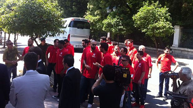 Οι πρωταθλητές Ευρώπης στον πρόεδρο της Δημοκρατίας