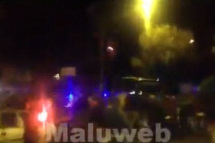 Πέταξαν πέτρες στο πούλμαν της Ρόμα (video)