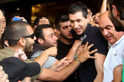 Yποδοχή ηρώων στην αποστολή