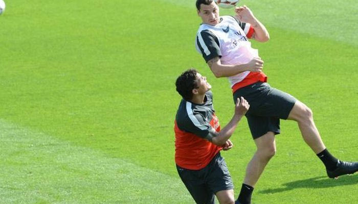 Μένουν Ιμπραχίμοβιτς και Σίλβα