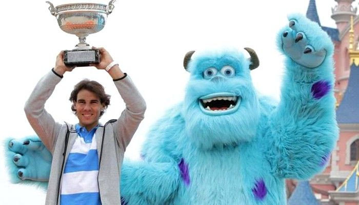 Ο Ναδάλ στη Ντίσνεϊλαντ