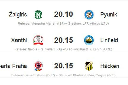 Ξανά στο site της UEFA το ματς της Ξάνθης