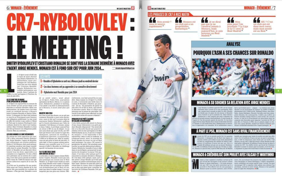 “Ο Ρονάλντο πήγε στο Μονακό”