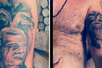 Τατουάζ με τον “δικέφαλο” και τον “Τίγρη”