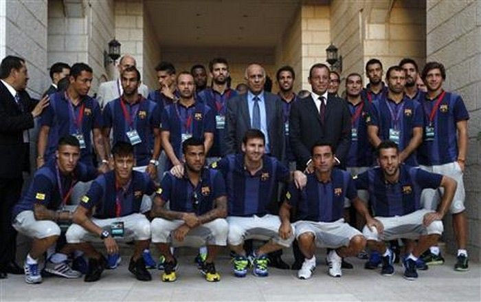 Η Μπαρτσελόνα στην Παλαιστίνη