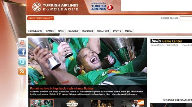 Η επιστροφή του Μπατίστ στην Ευρωλίγκα