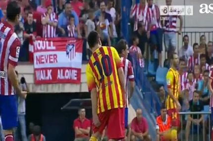 Η χειρονομία του Γκοδίν για τον τραυματισμό του Μέσι