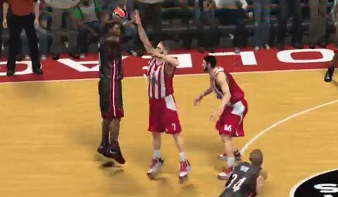Miami Heat vs Ολυμπιακός στο ΝΒΑ 2K14