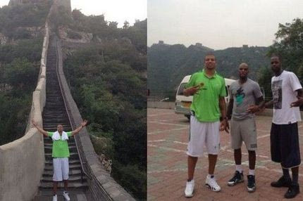 Ο Μπατίστ στο Σινικό Τείχος