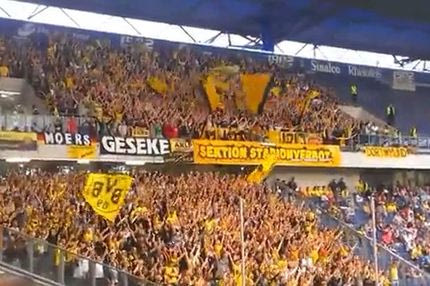 Η τρέλα των οπαδών της Ντόρτμουντ σε ένα video