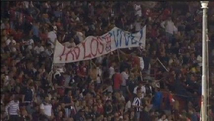 Πανό για τον Παύλο Φύσσα στο Τζένοα – Λιβόρνο