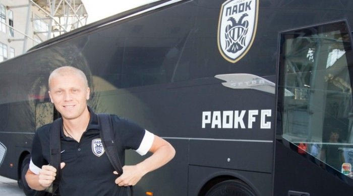 Με το λεωφορείο του στο “Γ. Καραϊσκάκης” ο ΠΑΟΚ