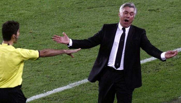 Αντσελότι: “Δεν σκοπεύω να κατηγορήσω το διαιτητή”