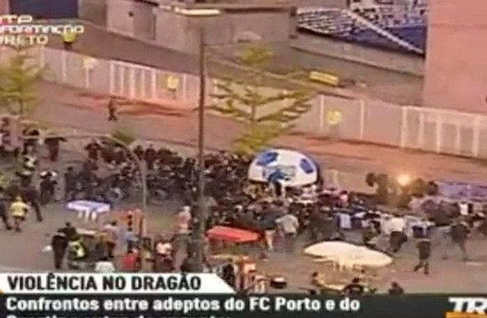 Επεισόδια πριν το Πόρτο – Σπόρτινγκ