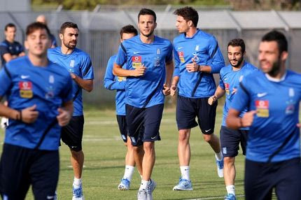 Η προπόνηση της Εθνικής (video+photos)