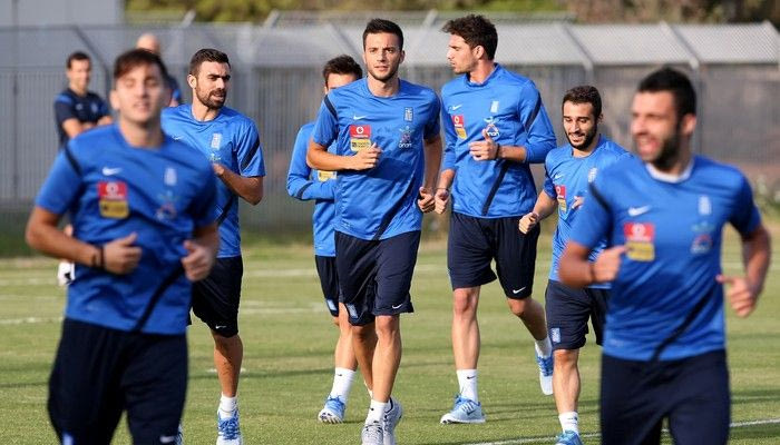 Η προπόνηση της Εθνικής (video+photos)