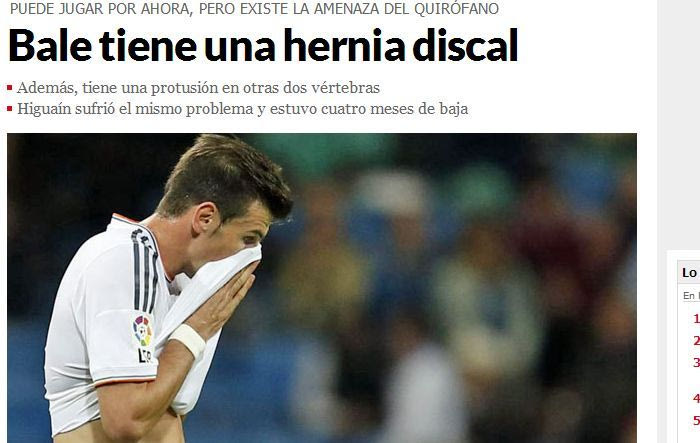 Marca: Κήλη στη μέση ο Μπέιλ!