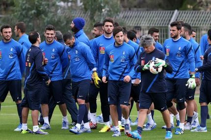 Η προπόνηση της Εθνικής (photos+video)
