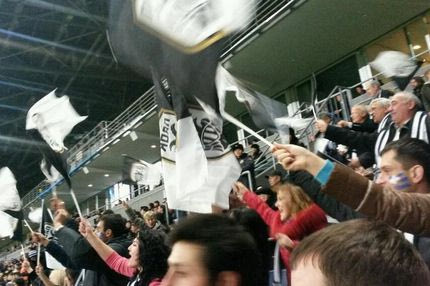 Οι ηρωικοί φίλοι του ΠΑΟΚ στην “Αστάνα Αρίνα”