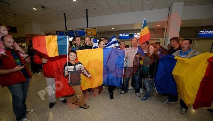 Υποδοχή στην αποστολή της Ρουμανίας (photos)