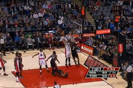 In LeBron’s face