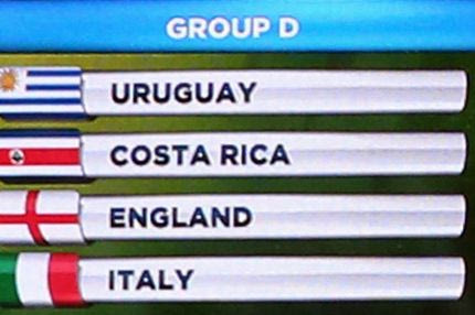 Με τον όμιλο “Ουρουγουάη-Αγγλία-Ιταλία” η Ελλάδα