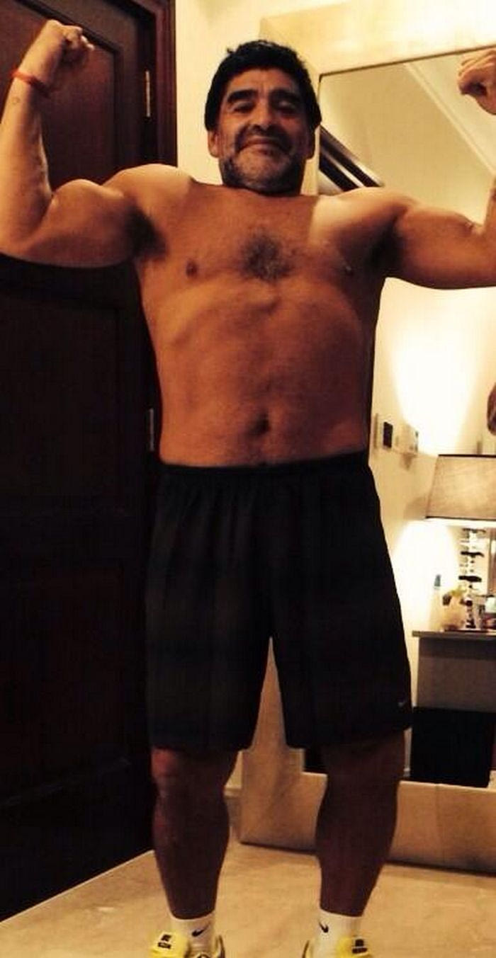 Έγινε “φέτες” ο Μαραντόνα