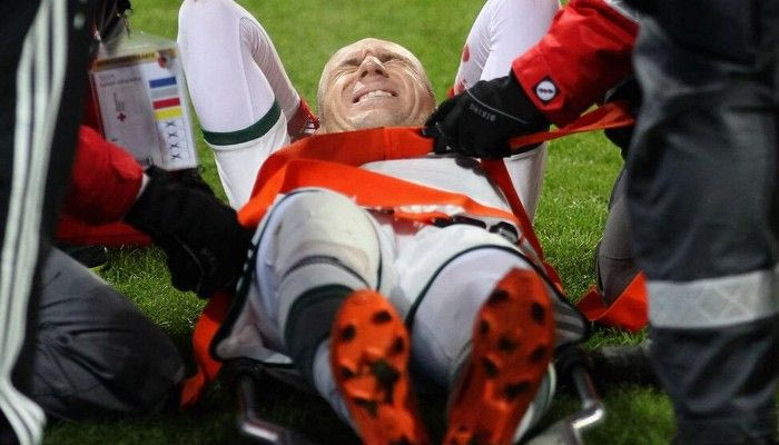 Έξι εβδομάδες εκτός ο Ρόμπεν