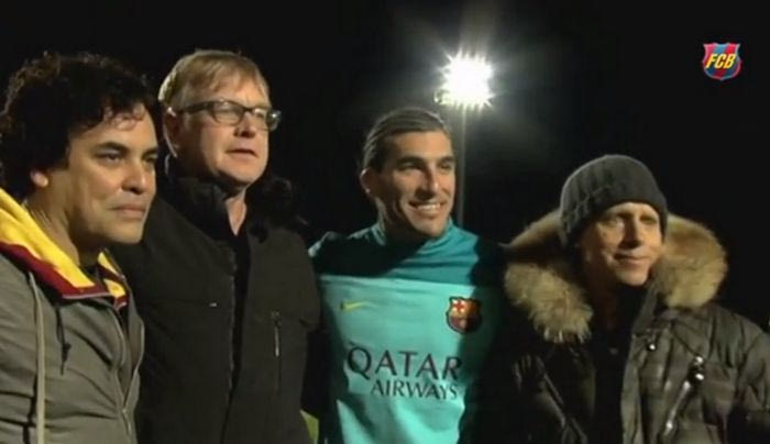 Οι Depeche Mode στην προπόνηση της Μπαρτσελόνα