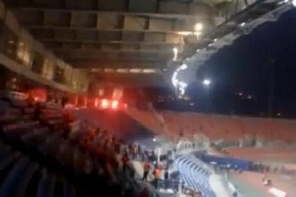 Επίθεση στο μπουθ του ΠΑΟΚ!