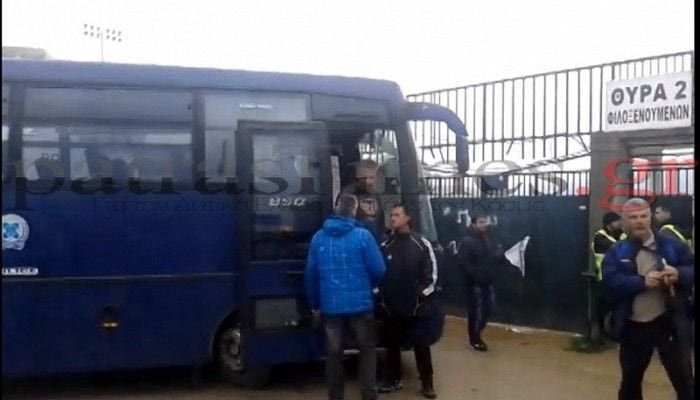 Επίθεση στο πούλμαν της Παναχαϊκής