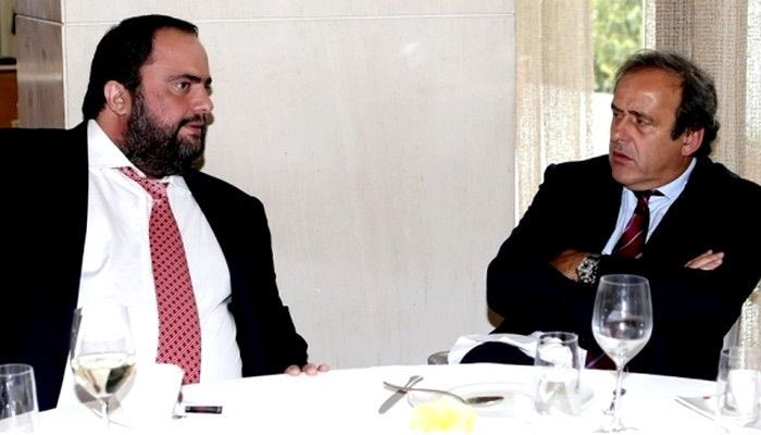 Tα συγχαρητήρια του Πλατινί στον Μαρινάκη