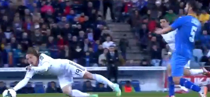 Σε ρόλο τερματοφύλακα ο Μόντριτς