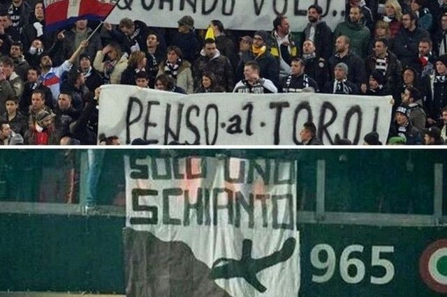 Τα προσβλητικά πανό της Γιουβέντους