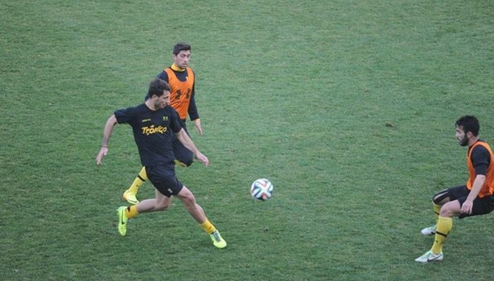 Προπονήθηκαν Καμινιώτης και Τσιάρας