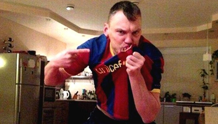 Ο οπαδός της Μπαρτσελόνα Γιασικεβίτσιους