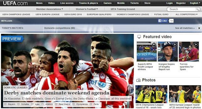 Πρώτο θέμα στην UEFA το ντέρμπι των “αιωνίων”