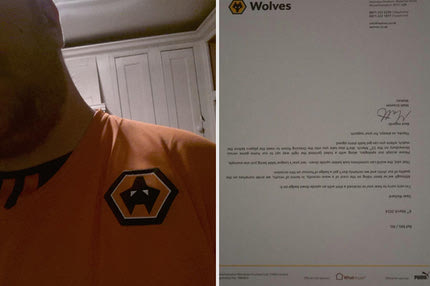 Τρολάρισμα της Γουλβς σε οπαδό