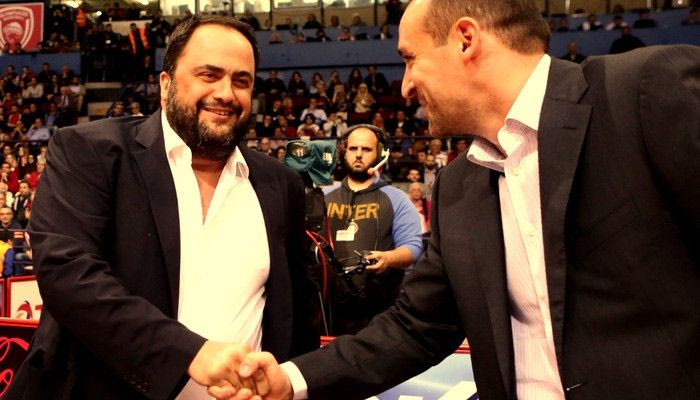 Ο Μαρινάκης στο ΣΕΦ (photos)