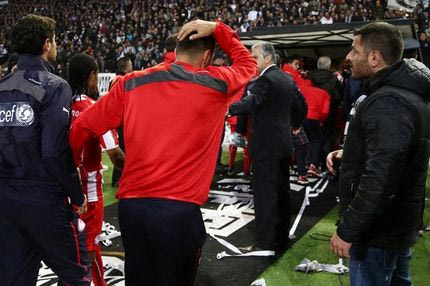 Επεισόδια μετά το τέλος του αγώνα (VIDEOS)