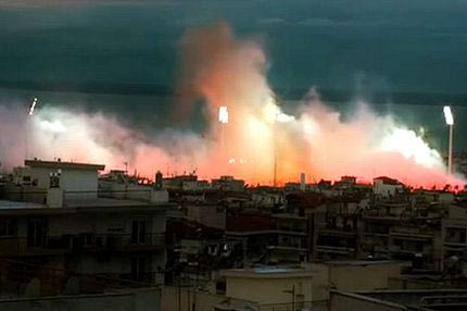 Κατάμεστη η Τούμπα με Ολυμπιακό