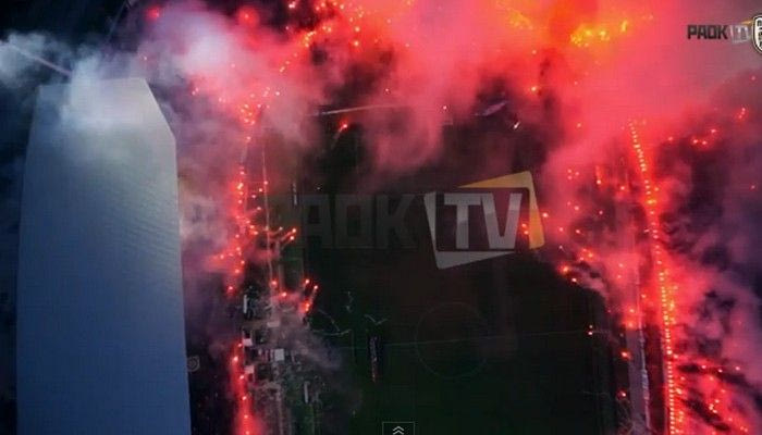 Εκπληκτικό video: Η φλεγόμενη Τούμπα από ψηλά