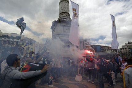 Επιθέσεις σε αστυνομικούς και συλλήψεις στη Λισσαβώνα