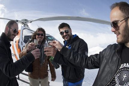 Το Jägermeister απογειώθηκε με ελικόπτερο στην ψηλότερη κορυφή του Ολύμπου