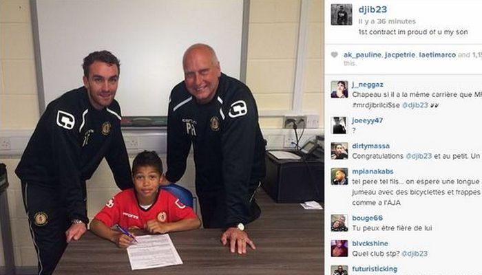 Στα χνάρια του μπαμπά και ο 8χρονος γιος Σισέ (PHOTO)