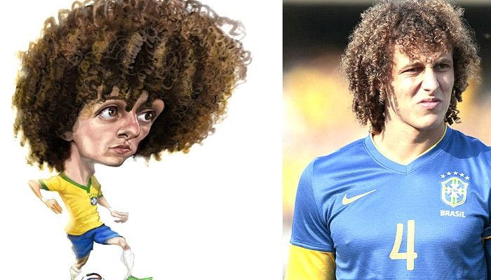 Oι καρικατούρες των Βραζιλιάνων ποδοσφαιριστών (PHOTOS)