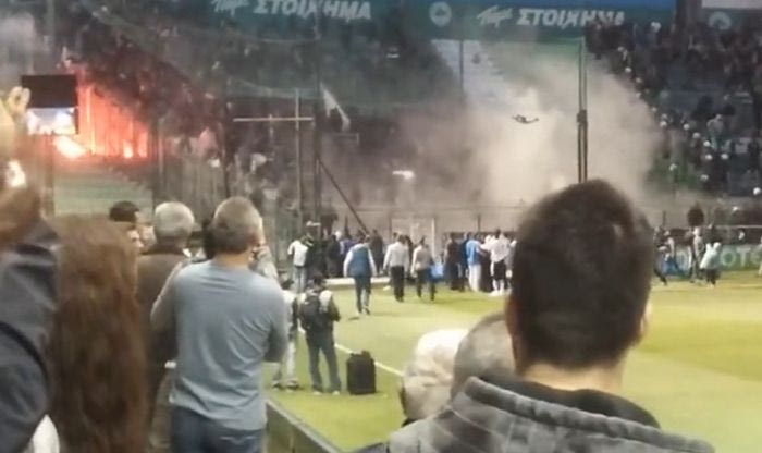 Τα επεισόδια από την κερκίδα